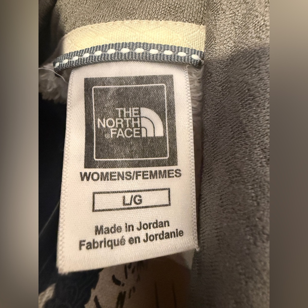 The North Face Women’s Fleece Pullover 1/4 Zip Cream Beige Size L - Picture 13 of 14